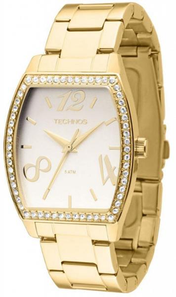 Relógio Technos Fashion Trend 2035lvc 4k Dourado Original