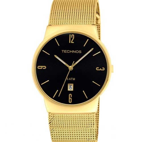 Relógio Technos Feminino Analógico Dourado GM10IH/4P