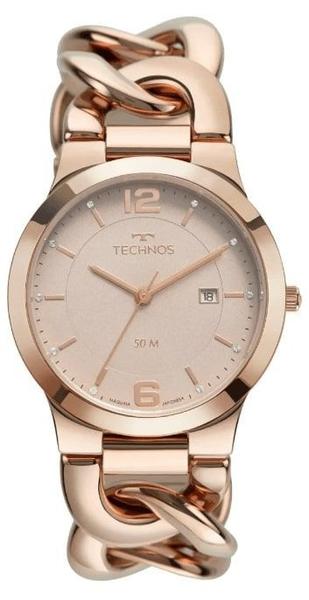 Relógio Technos Feminino Analógico Elegance Elos Rosê 2115MWE/1C