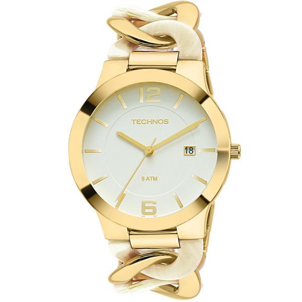 Relógio Technos Feminino Analógico Fashion Unique Dourado 2115UK/4B