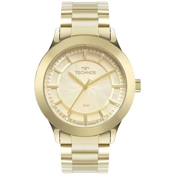 Relógio Technos Feminino Classic Analógico Dourado 2036MMX1X