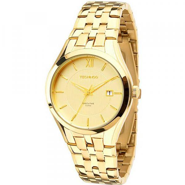 Relógio Technos Feminino Clássico Executive Dourado 2115KMY/4X