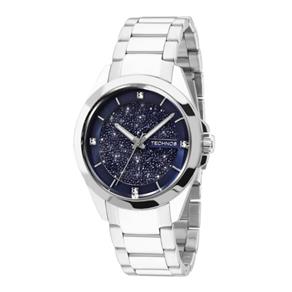 Relógio Technos Feminino Crystal 203aab/1a Azul Swarovski