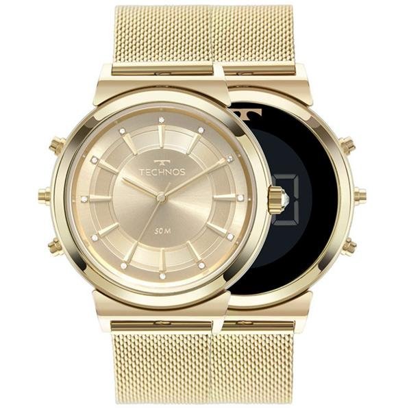 Relógio Technos Feminino Curvas Dourado 9T33AA/4X