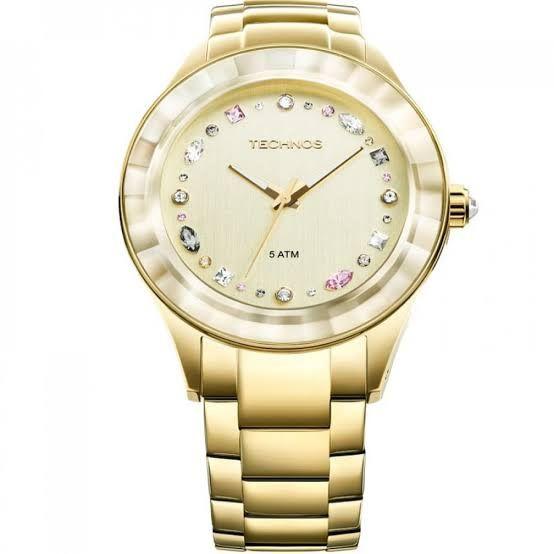 Relógio Technos Feminino Dourado 2036LMS/4X