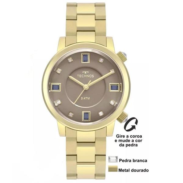 Relógio Technos Feminino Dourado 2039BU/4C