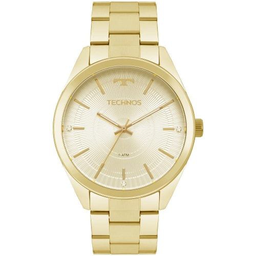 Relogio Technos Feminino Dourado a Prova Dagua 2036mkb/4x