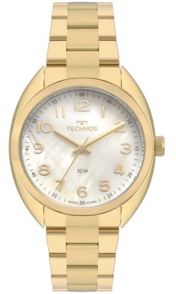 Relogio Technos Feminino Dourado a Prova Dagua 2036mla/4x