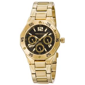 Relógio Technos Feminino Dourado Analógico Multifunçao 6P29Co4P