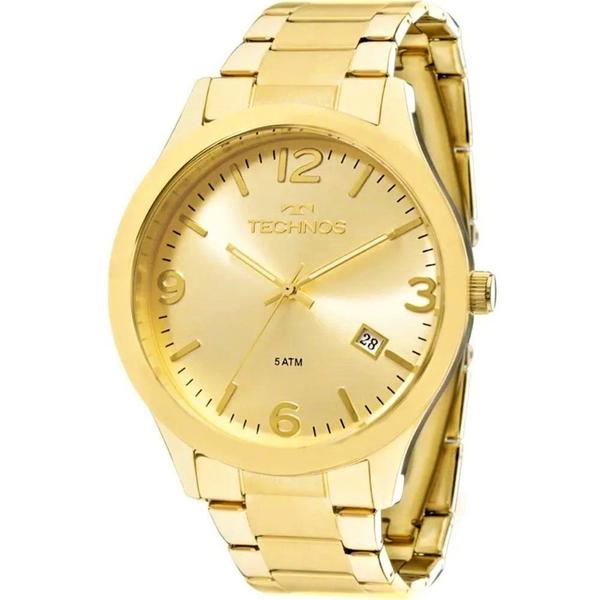 Relógio Technos Feminino Dourado Classic Steel 2315ACD/4X