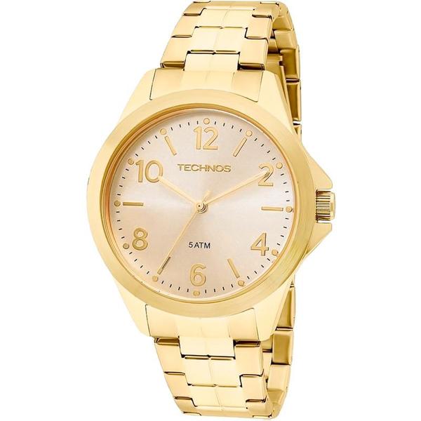 Relógio Technos Feminino Dourado Elegance Dress 2035MEK/4X