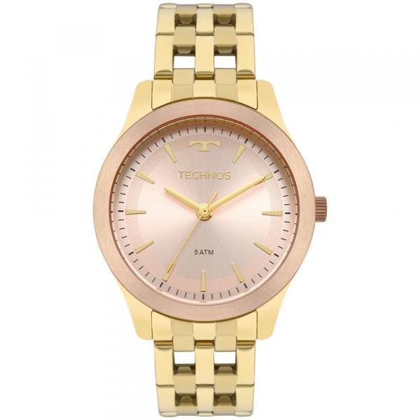 Relógio Technos Feminino Dourado Elegance Dress 2035mpm/5t