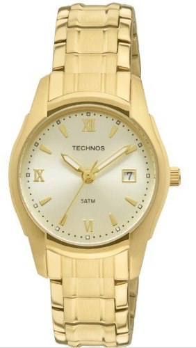 Relogio Technos Feminino Dourado Pequeno 2015bypbow/4x