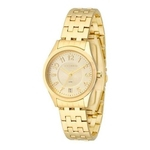 Relogio Technos Feminino Dourado Pequeno Social A Prova Dagua aço inox 2115knj/4x