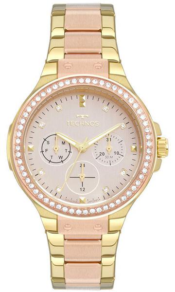 Relogio Technos Feminino Dourado Rose Multifunçao 6P29AKS/5J