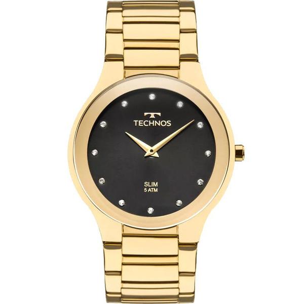 Relógio Technos Feminino Dourado Slim 1L22WI/4P