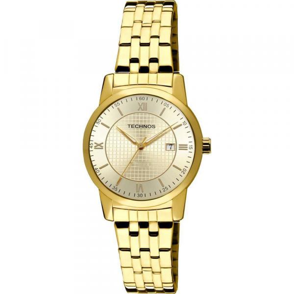 Relógio Technos Feminino Elegance Casual Dourado 2015CA/4X