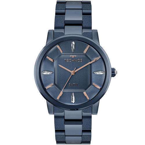 Relógio Technos Feminino Elegance Crystal Azul - 2039bt/4a