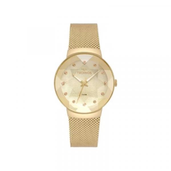 Relógio Technos Feminino Elegance Crystal Dourado 2035mpw/4x