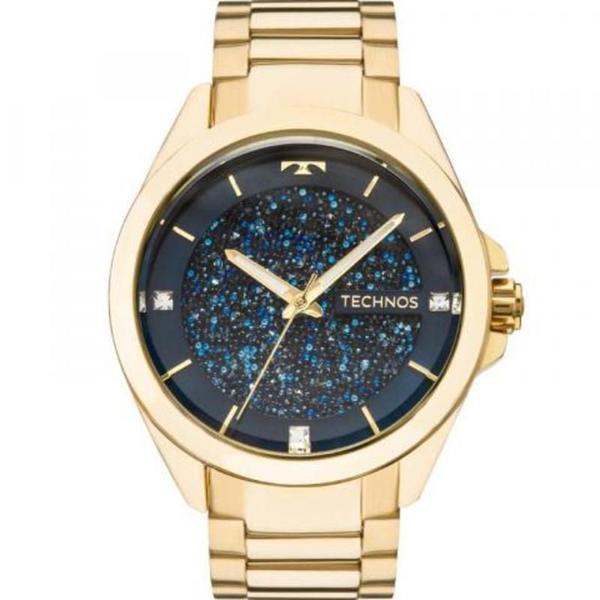 Relógio Technos Feminino Elegance Crystal Fashion Dourado 203AAA/4A