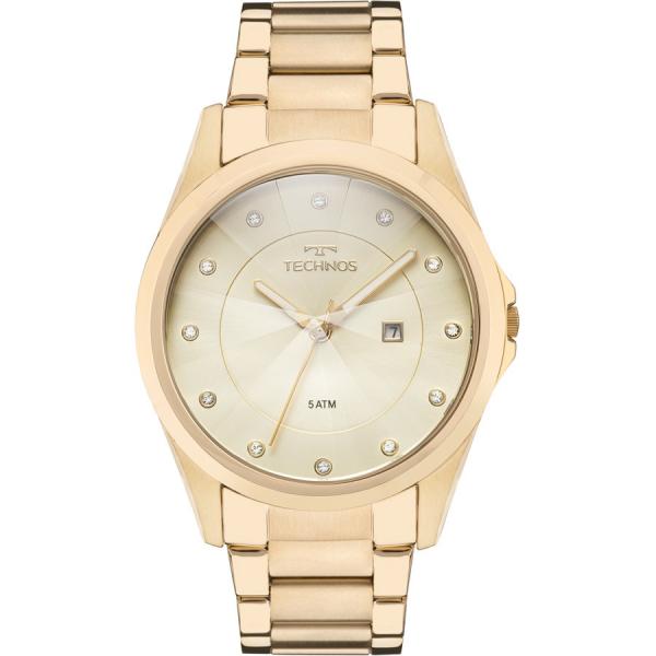 Relógio Technos Feminino Elegance Crystal Fashion Dourado Gn10as/4X