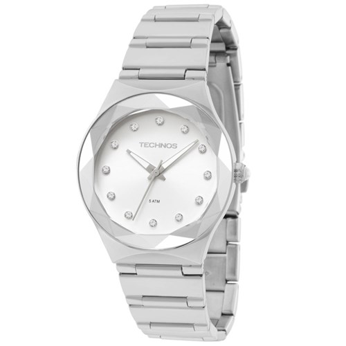 Relógio Technos Feminino Elegance Crystal Swarovski 2035Mfj/1K