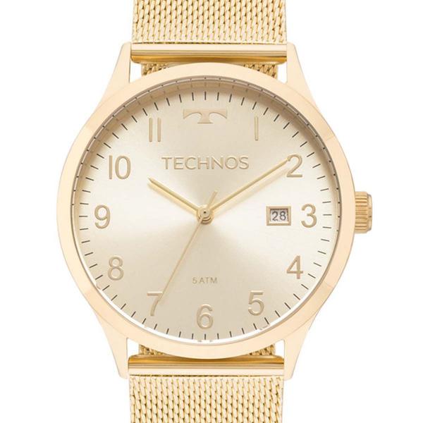 Relógio Technos Feminino Elegance Dress 2115MNK/4X Dourado