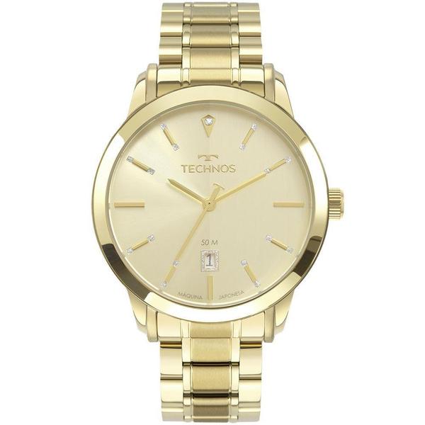 Relógio Technos Feminino Elegance Dress Dourado 2115MUX4X