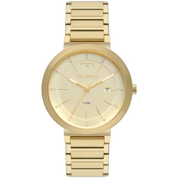 Relógio Technos Feminino Elegance Trend Dourado 2115ktj4x