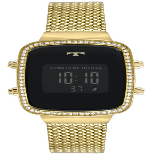 Relógio Technos Feminino Fashion Digital Dourado Bj3478aa/4P