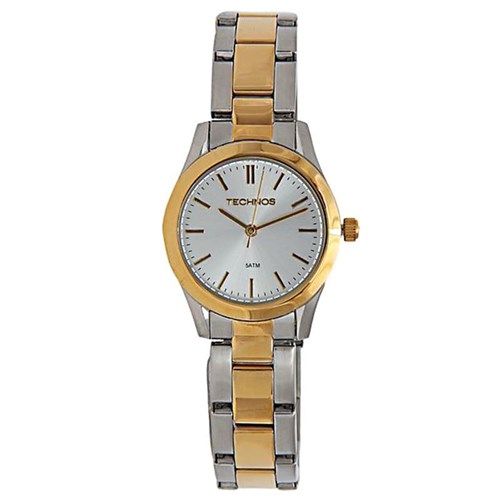 Relógio Technos Feminino Prata e Dourado - 2035Lrr-5K