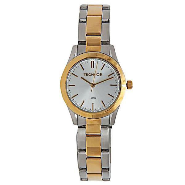 Relógio Technos Feminino Prata e Dourado - 2035LRR-5K