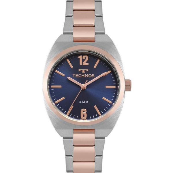 Relógio Technos Feminino Ref: 2035mpb/5a Bicolor Rosé