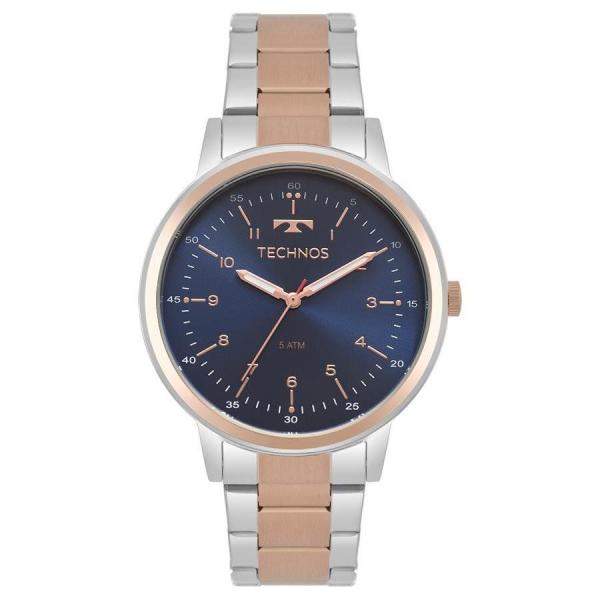 Relógio Technos Feminino Ref: 2035mpq/5a Bicolor Rosé