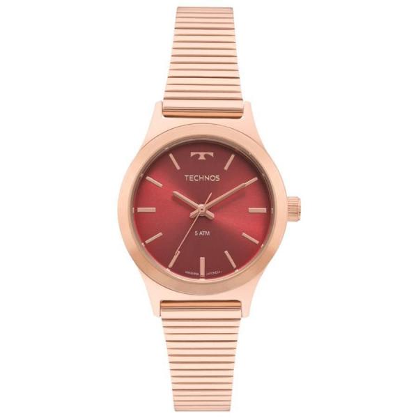 Relógio Technos Feminino Ref: 2035mqi/5r Elegance Rosé