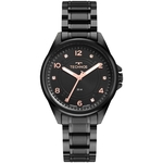 Relógio Technos Feminino Ref: 2035mro/4p Elegance Black