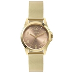 Relógio Technos Feminino Ref: 2035mtg/1t Elegance Dourado