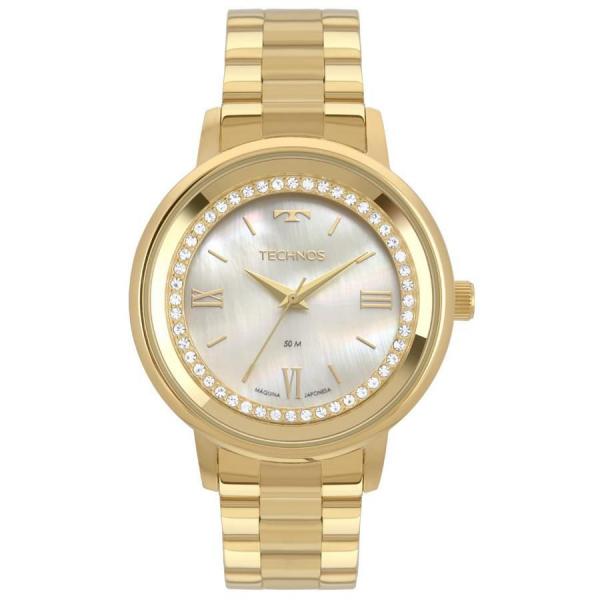 Relógio Technos Feminino Ref: 2036mkx/4b Fashion Dourado