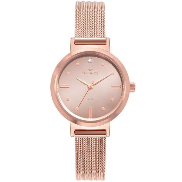 Relógio Technos Feminino Ref: 2036mls/4t Mini Rosé