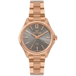 Relogio Technos Feminino Rose Pequeno Aço Inox 2035MRI/4C