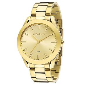 Relógio Technos Feminino Steel Dourado