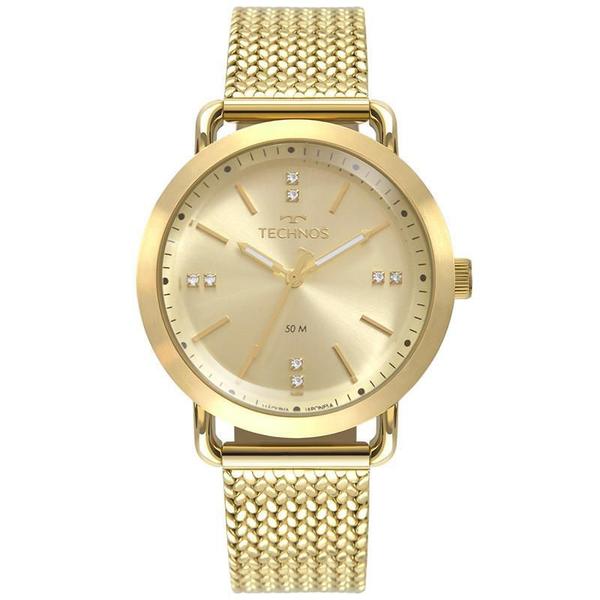 Relógio Technos Feminino Style Dourado - 2036MMC/4X