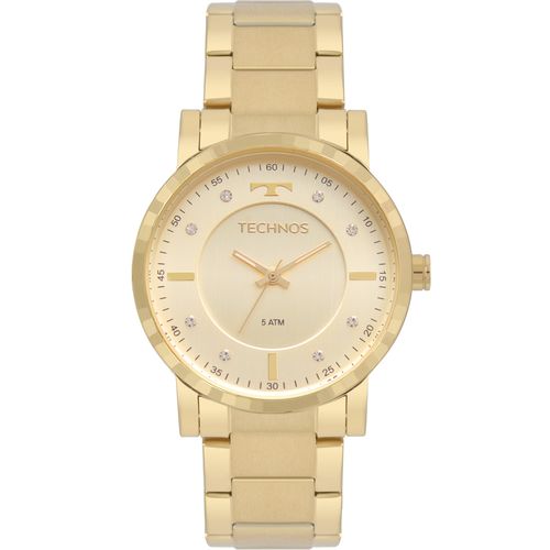 Relógio Technos Feminino Trend Dourado 2036mjs4x