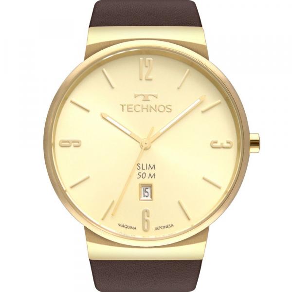 Relógio Technos Gm10yo/2x Classic Slim Dourado