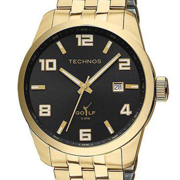 Relógio Technos Golf Masculino Classic 2315YJ/4P Dourado