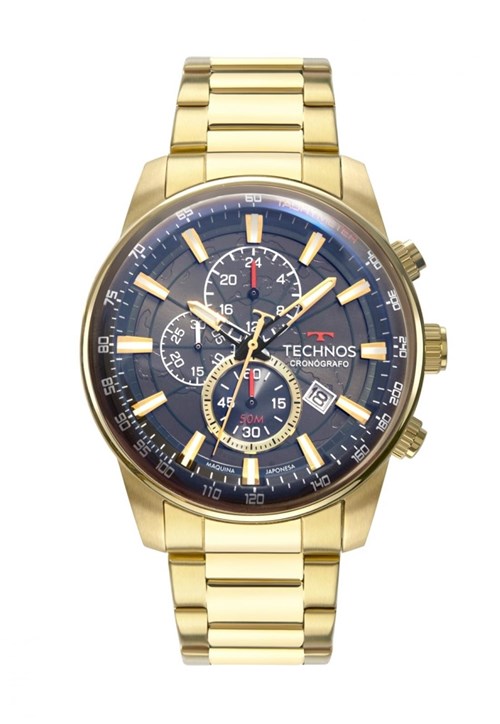 Relógio Technos Grandtech Dourado JS15FQ4C