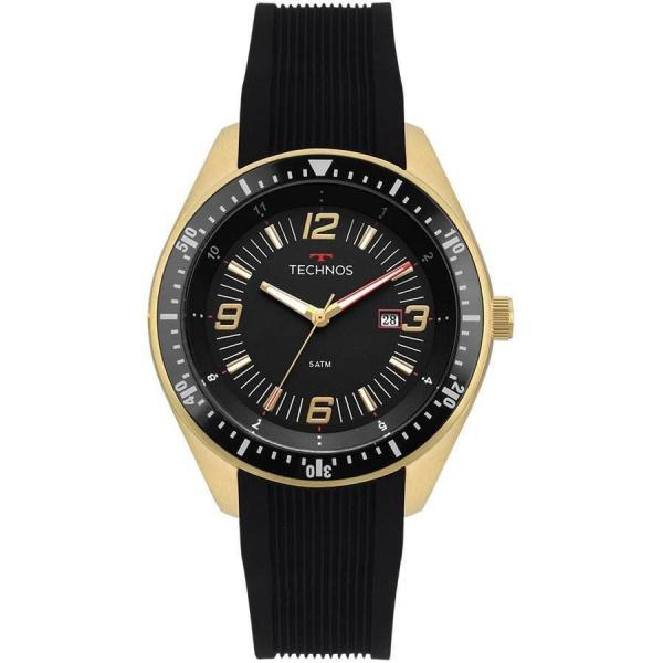 Relógio Technos Masculino 2115MQS8P Racer Dourado