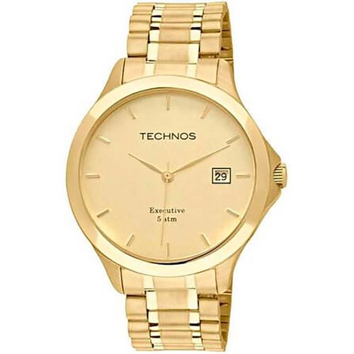 Relógio Technos Masculino 1s13bwtdy/4x Dourado