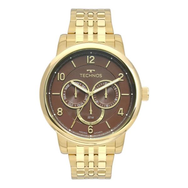 Relógio Technos Masculino 6p79bl/4m Multifunção Dourado