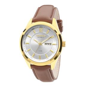 Relógio Technos Masculino Automatico 8205nl/2k Dourado Couro